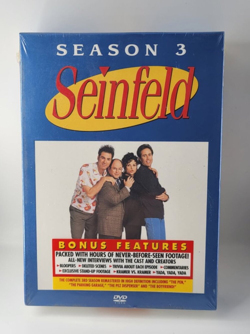 Seinfeld - Season 3 (DVD, 2004, 4-Disc Set) - Box Set Brand New Sealed